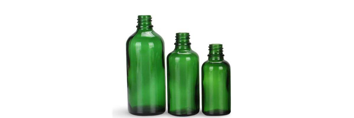 Grünglas-Flaschen