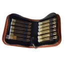 Taschenapotheke Soft für 12 Röhrchen braun ohne Glasröhrchen