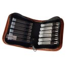 Taschenapotheke Soft für 12 Röhrchen braun ohne Glasröhrchen