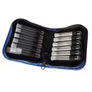 Taschenapotheke Soft für 12 Röhrchen blau ohne Glasröhrchen