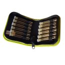 Taschenapotheke Soft für 12 Röhrchen grün ohne Glasröhrchen