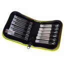 Taschenapotheke Soft für 12 Röhrchen grün ohne Glasröhrchen