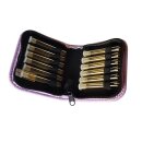 Taschenapotheke Soft für 12 Röhrchen rosa mit...