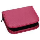 Taschenapotheke Soft für 12 Röhrchen magenta mit Braunglasröhrchen