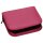 Taschenapotheke Soft für 12 Röhrchen magenta mit Klarglasröhrchen