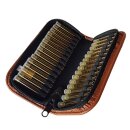 Taschenapotheke Soft für 30 Glasröhrchen braun ohne Glasröhrchen