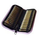 Taschenapotheke Soft fr 30 Glasrhrchen rosa mit...