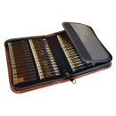 Taschenapotheke Soft für 60 Glasröhrchen - braun ohne Glasröhrchen