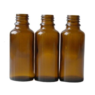Braunglasflasche 30 ml DIN 18 - 112 Stück