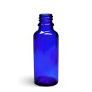 Blauglasflasche 30 ml DIN 18 - 10 Stück