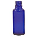 Blauglasflasche 30 ml DIN 18 - Großpack-126 Stück