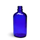 Blauglasflasche 100 ml DIN 18 - Großpack 50 St.