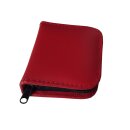Taschenapotheke aus Rindleder für 12 Röhrchen rot