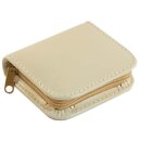 Taschenapotheke aus Rinderleder für 12 Röhrchen beige