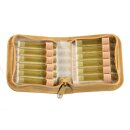 Taschenapotheke aus Rindleder für 12 Röhrchen...
