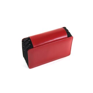 Taschenapotheke aus Rinderleder fr 180 Glasrhrchen - rot