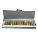 Homöopathie Alu Etui für 17 Röhrchen silber