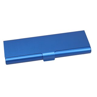 Homopathie Alu Etui fr 17 Rhrchen dunkelblau