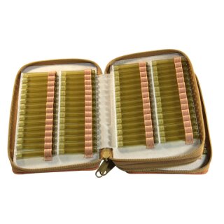 Taschenapotheke aus Bio Leder fr 120 Rhrchen