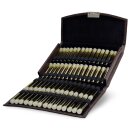 Taschenapotheke für 60 Glasröhrchen braun ohne Glasröhrchen