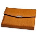 Taschenapotheke für 60 Glasröhrchen orange mit Braunglasröhrchen