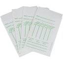 Papiertüten mit Schriftfeld  grün 53x78 mm 100 Stück