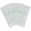 Papiertten mit Schriftfeld  grn 53x78 mm 100 Stck