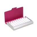 Homöopathie Alu Etui für 9 Röhrchen rot-silber