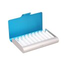 Homöopathie Alu Etui für 9 Röhrchen blau-silber