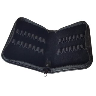 Taschenapotheke Solero  fr 30 Glasrhrchen - schwarz