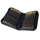 Taschenapotheke Solero  für 30 Glasröhrchen - schwarz