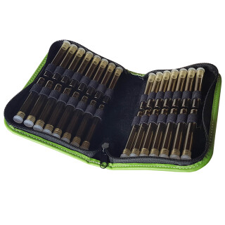 Taschenapotheke Solero fr 30 Glasrhrchen - grn