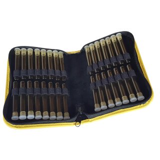Taschenapotheke Solero fr 30 Glasrhrchen - gelb