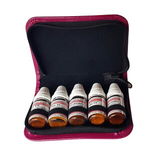 Globuli Etui fr 5 x 10 ml Flaschen beere