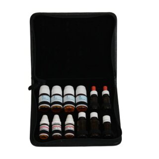 Flaschen  Etui grn, 12 Schlaufen