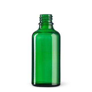Grünglasflasche 50 ml DIN 18