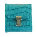 Taschenapotheke glänzende Kroko Optik für 12...